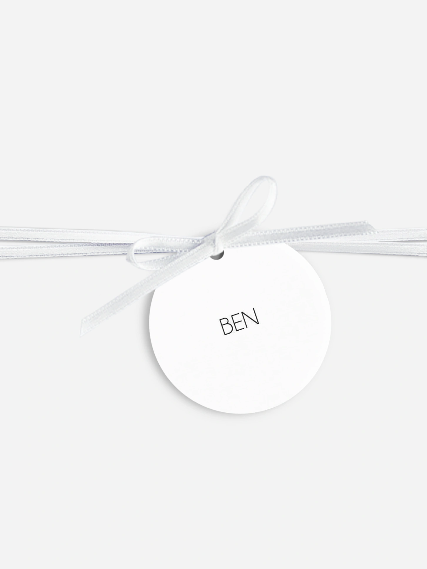 Anhänger mit Band zur Hochzeit personalisiert Formatvorlage