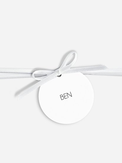 Anhänger mit Band zur Hochzeit personalisiert Formatvorlage