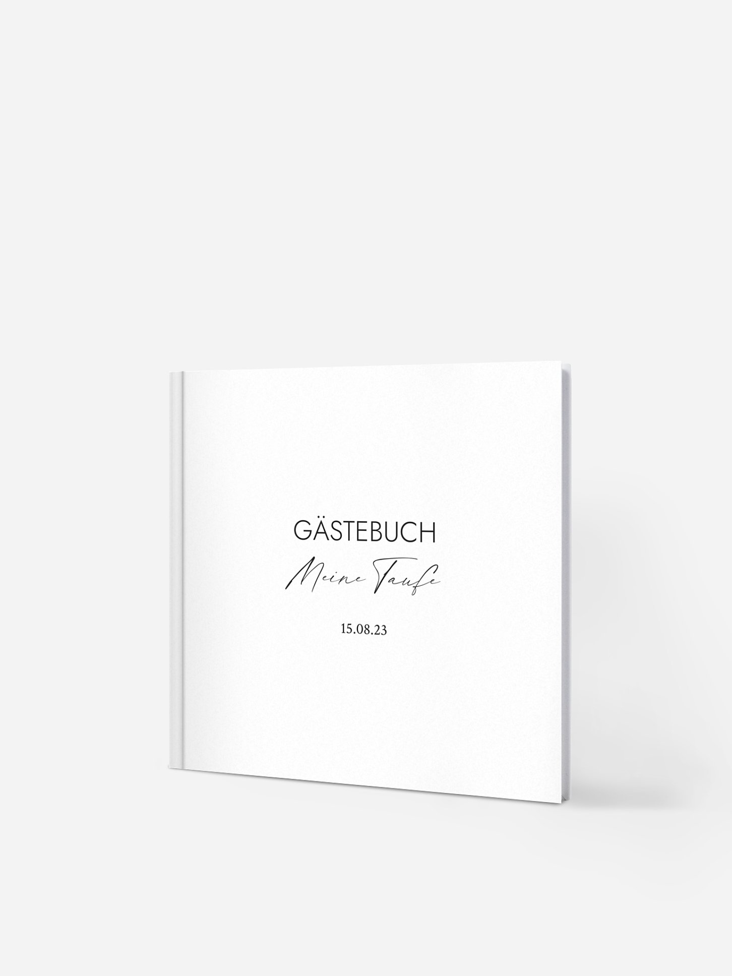 Gästebuch zur Taufe Formatvorlage