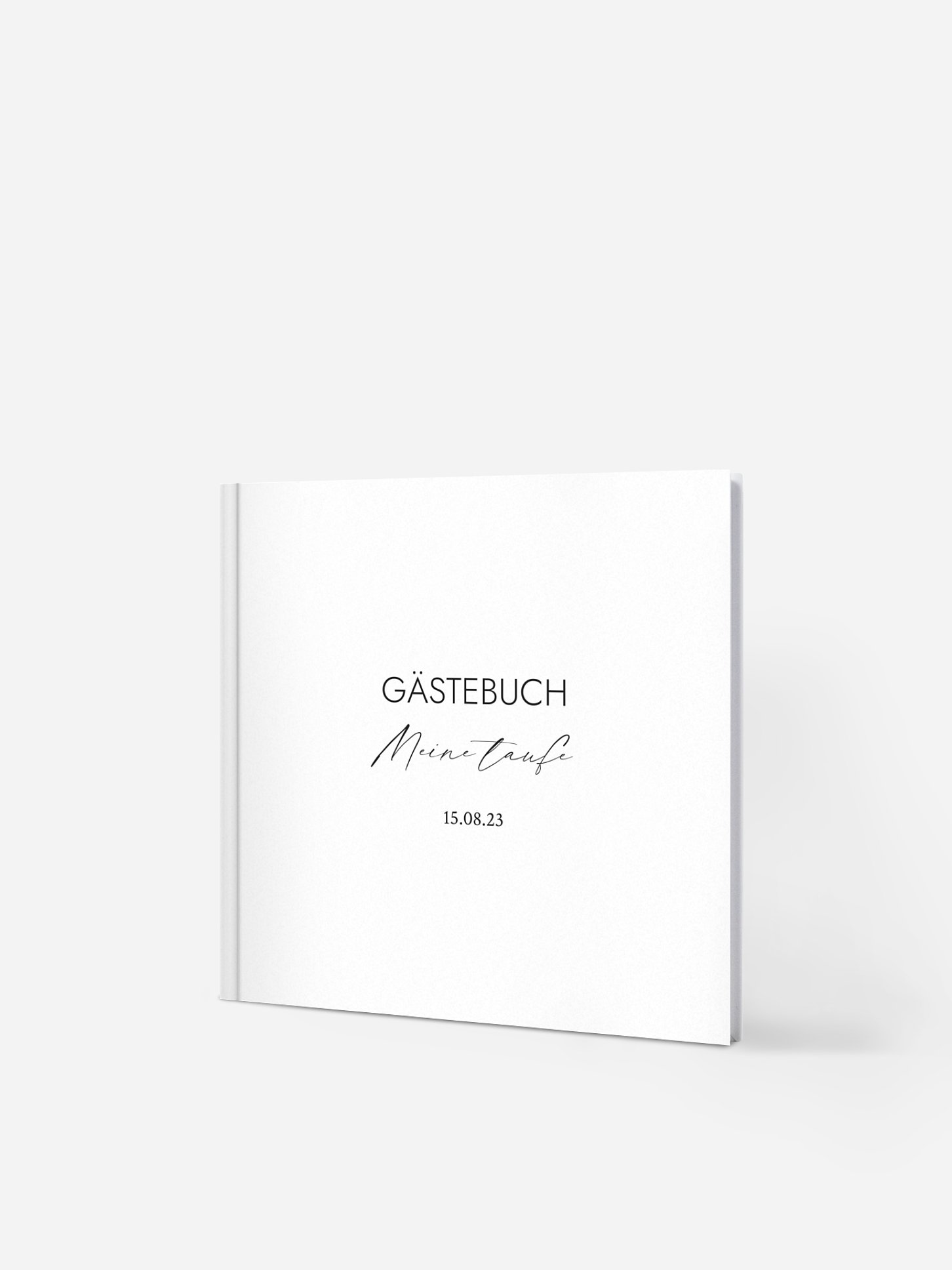 Gästebuch zur Taufe Formatvorlage