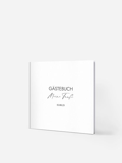 Gästebuch zur Taufe Formatvorlage