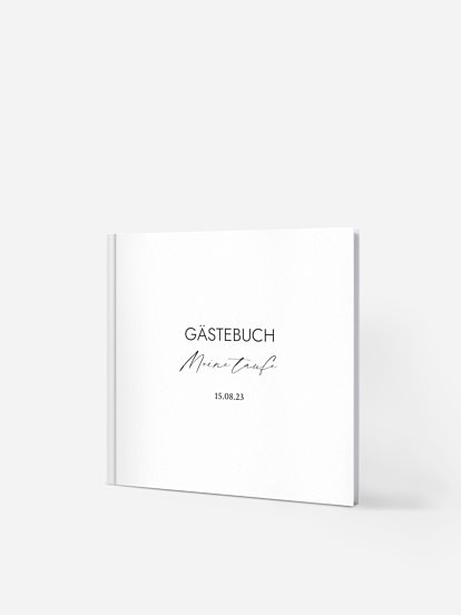 Gästebuch zur Taufe Formatvorlage