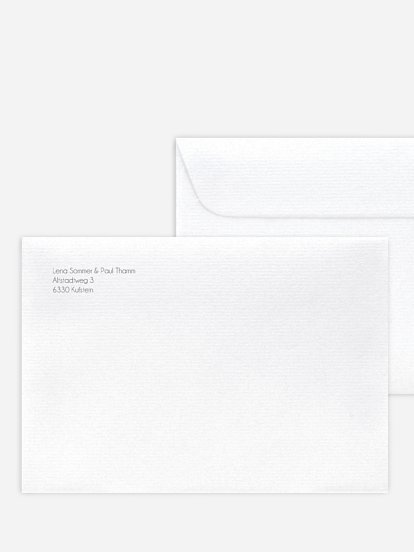 Briefumschlag mit Motiv Formatvorlage