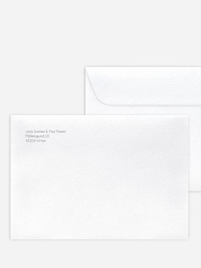 Briefumschlag mit Motiv Formatvorlage