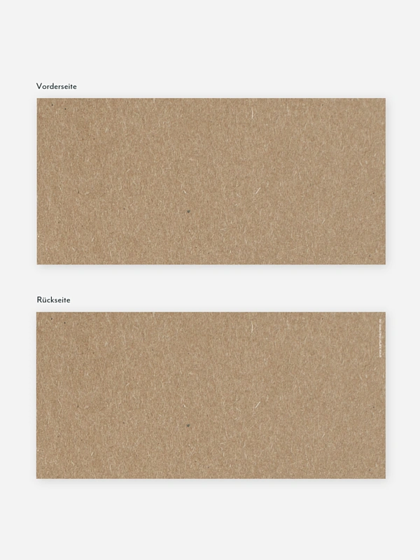 Dankeskarte Geburtstag Formatvorlage Kraftpapier