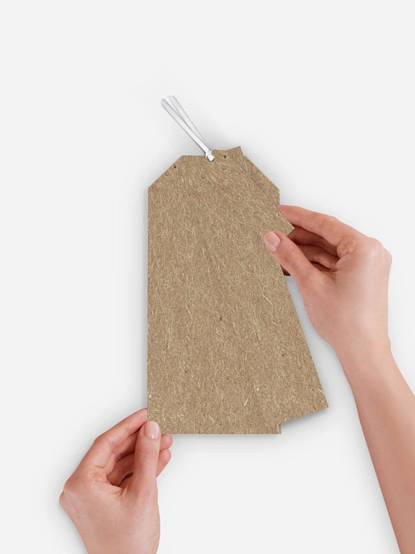 Geburtstagseinladung Formatvorlage Kraftpapier