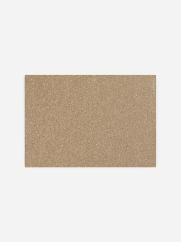 Dankeskarte Taufe Formatvorlage Kraftpapier