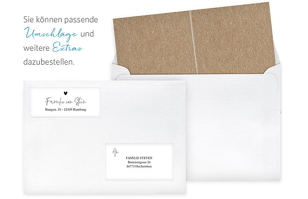 Geburtskarte Formatvorlage Kraftpapier