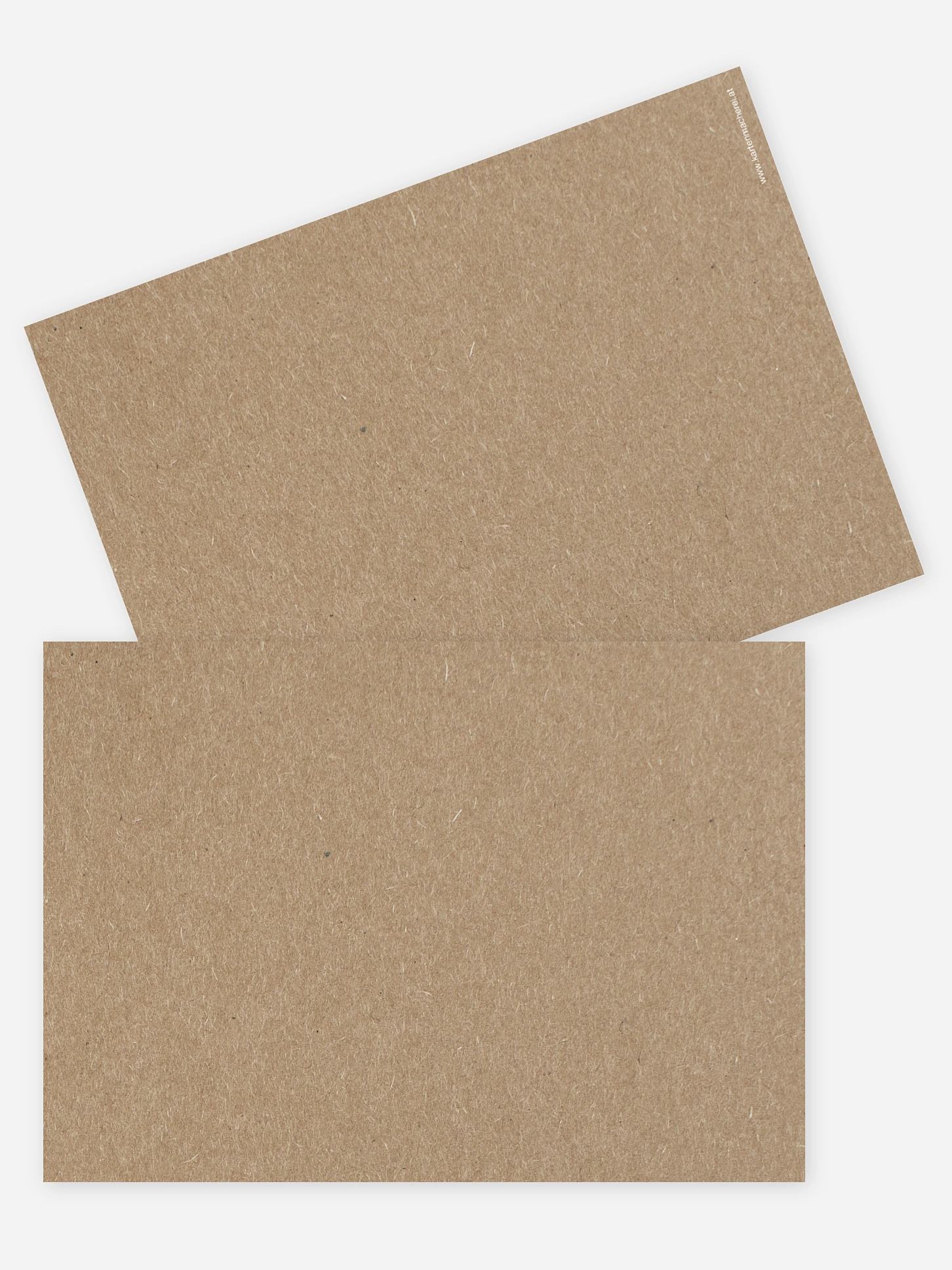 Antwortkarte Hochzeit Formatvorlage Kraftpapier