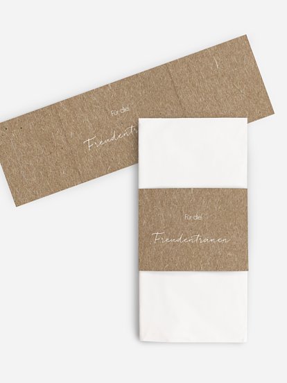 Freudentränen-Taschentücher Formatvorlage Kraftpapier