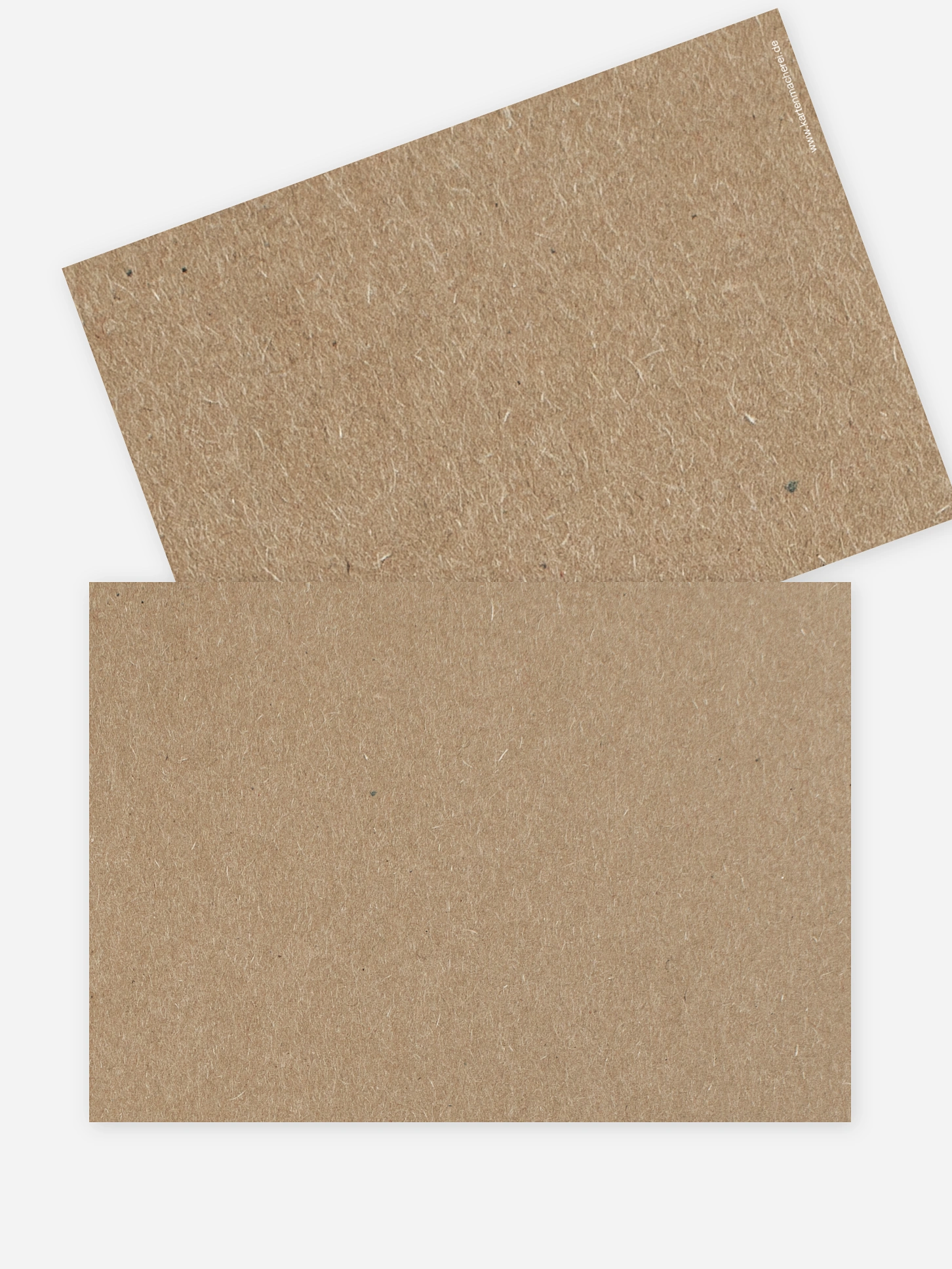 Dankeskarte Hochzeit Formatvorlage Kraftpapier