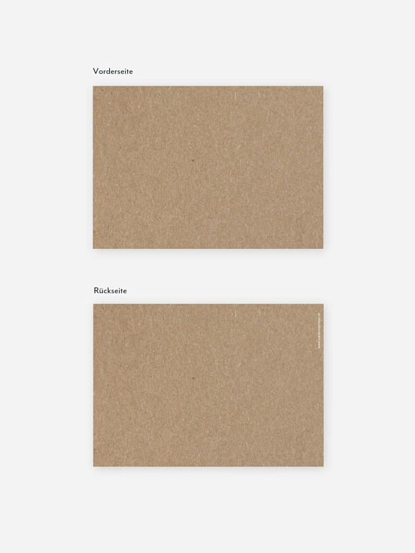 Dankeskarte Hochzeit Formatvorlage Kraftpapier
