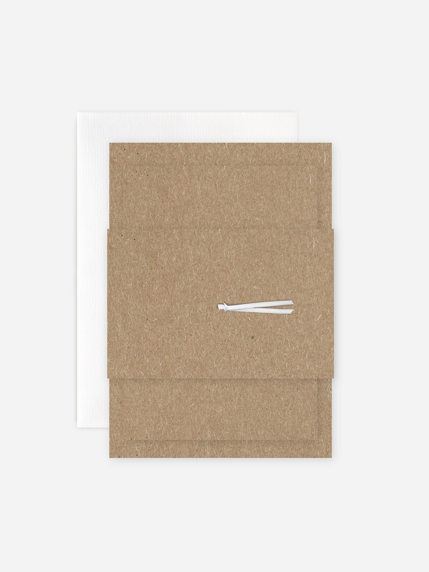 Hochzeitseinladung Formatvorlage Kraftpapier