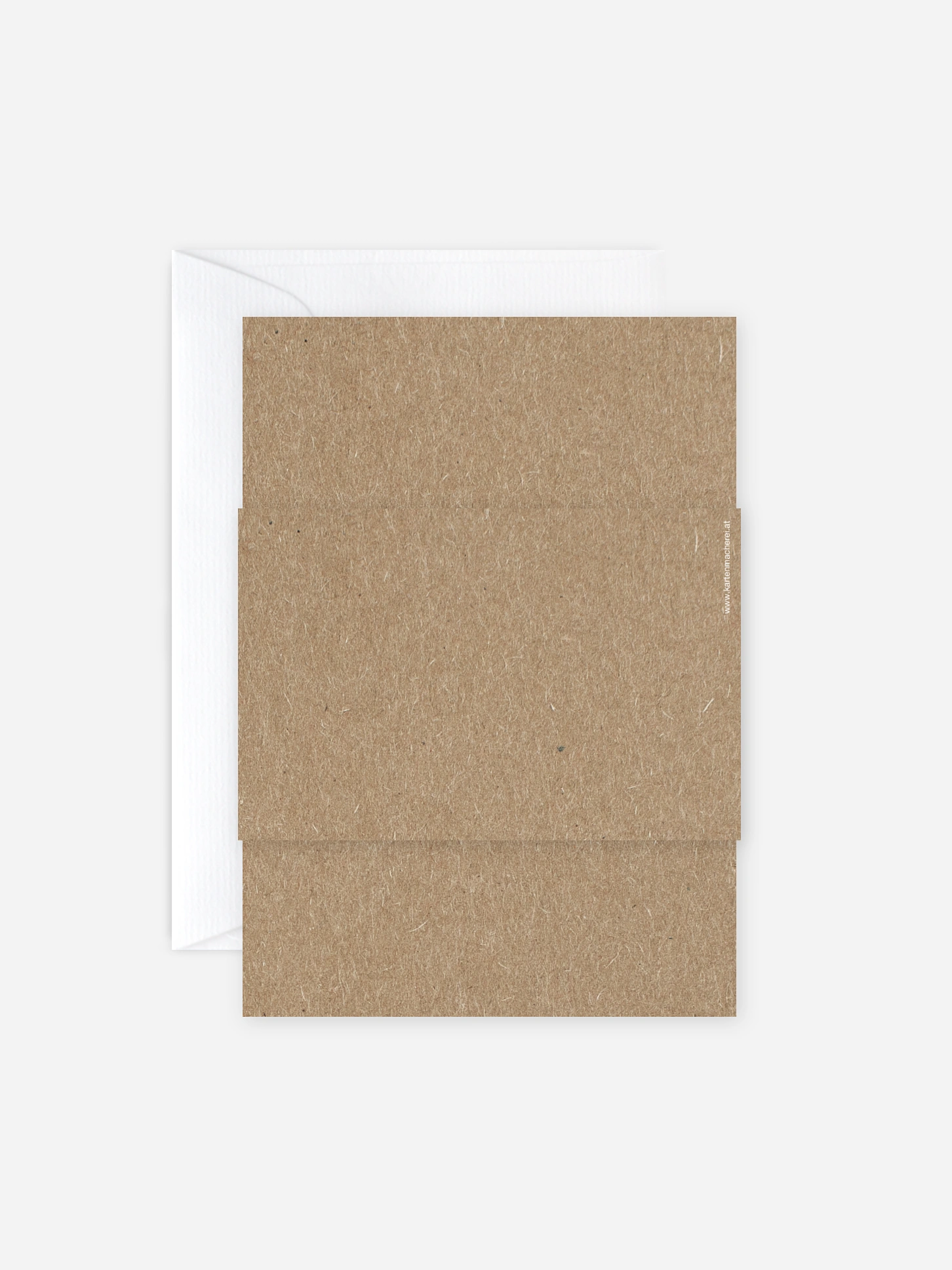 Hochzeitseinladung Formatvorlage Kraftpapier