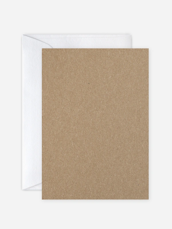 Hochzeitseinladung Formatvorlage Kraftpapier