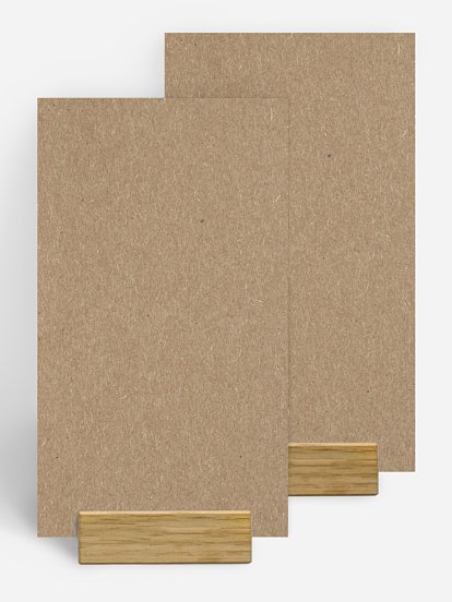 Tischnummer Formatvorlage Kraftpapier