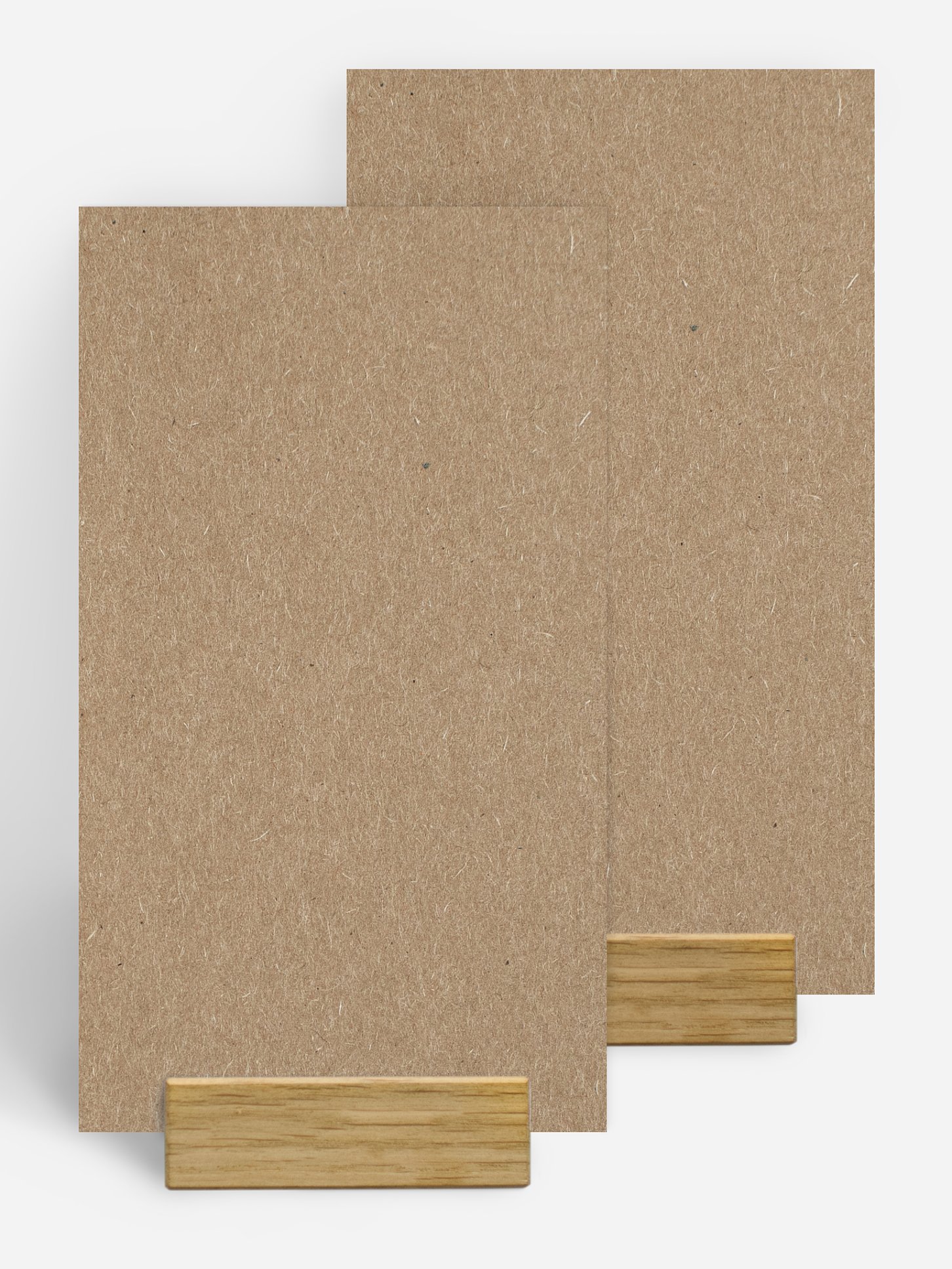 Gruppentischkarte Formatvorlage Kraftpapier