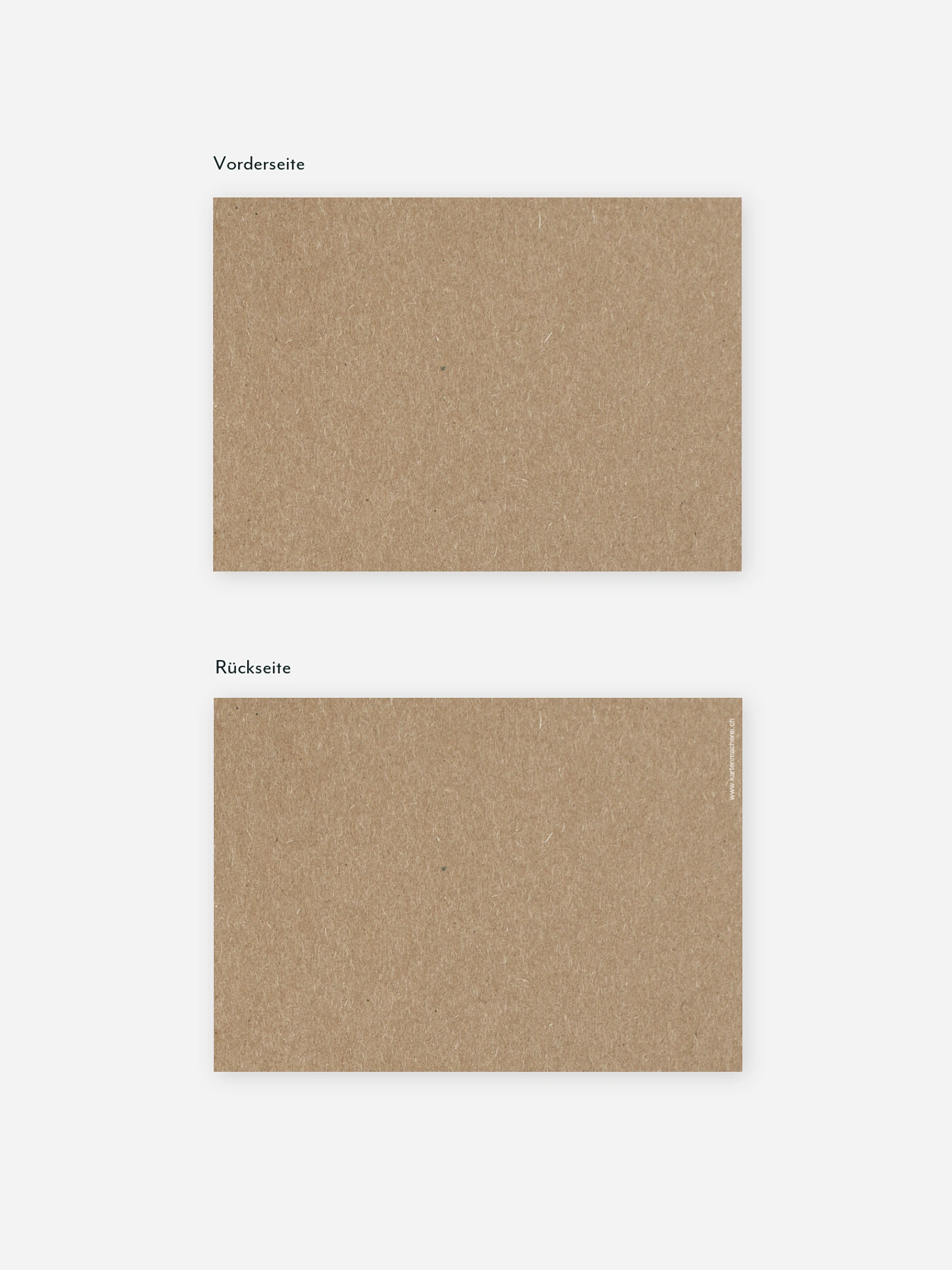 Save-the-Date Karte Formatvorlage Kraftpapier