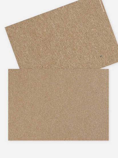 Save-the-Date Karte Formatvorlage Kraftpapier