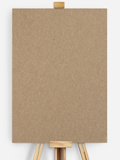 Willkommensschild Formatvorlage Kraftpapier