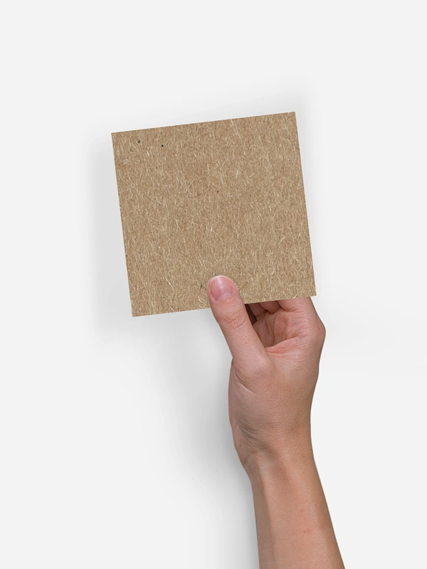 Hochzeit Mini-Einladungskarte Formatvorlage Kraftpapier