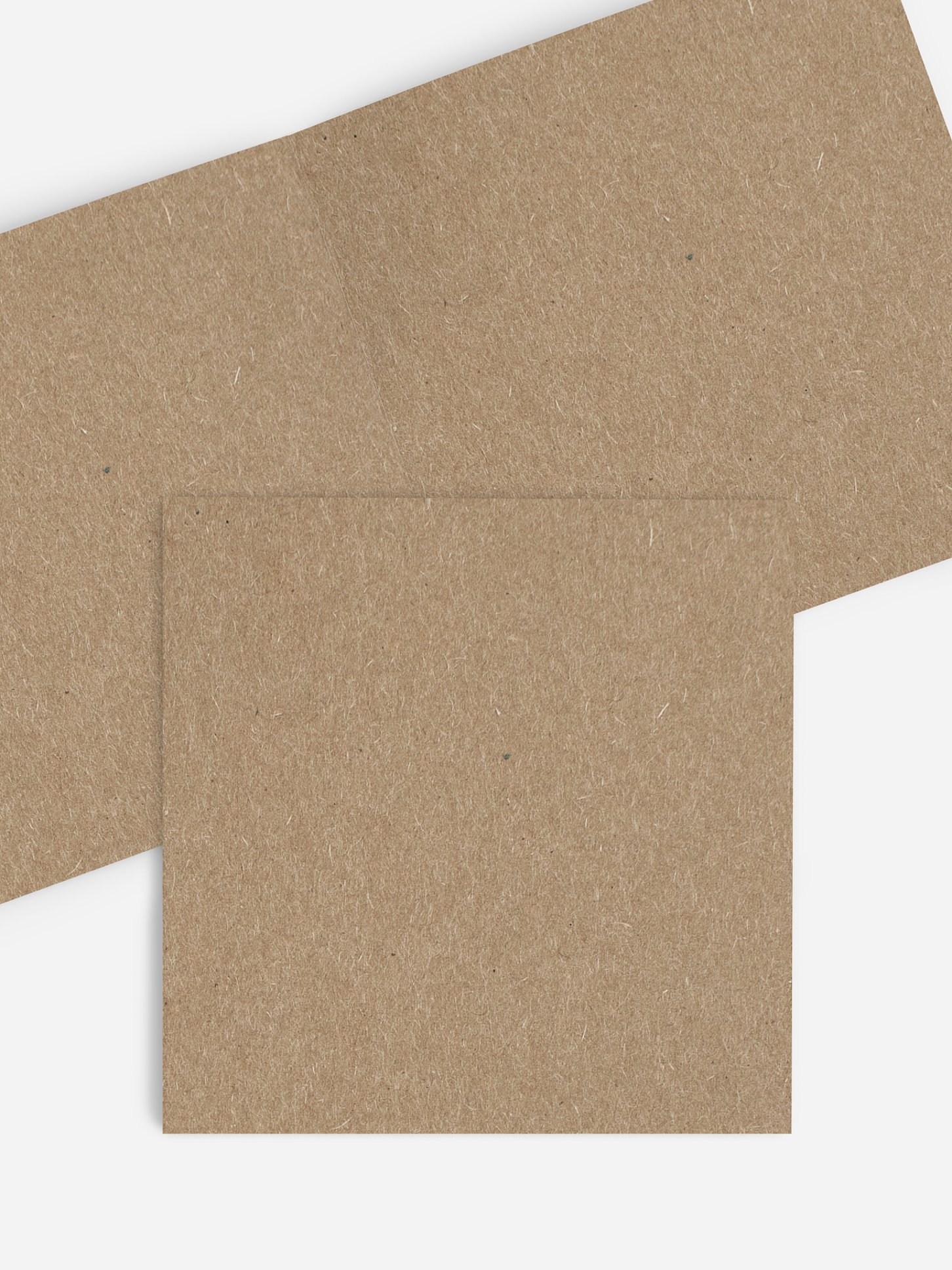 Personalisierbare Karte Formatvorlage Kraftpapier