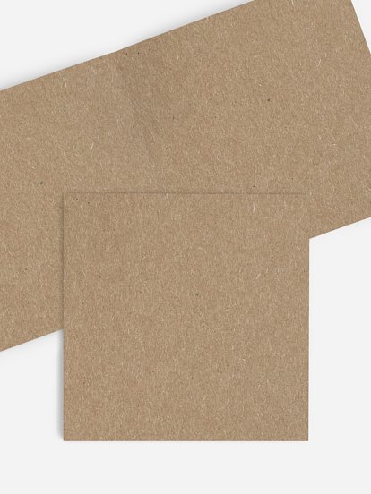 Personalisierbare Karte Formatvorlage Kraftpapier