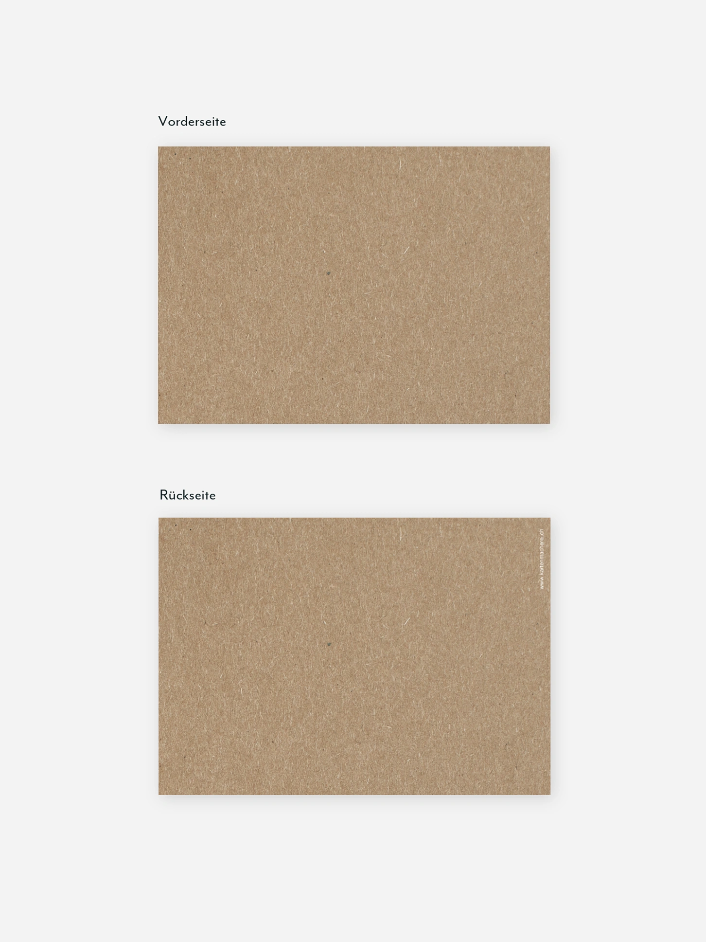 Umzugskarte Formatvorlage Kraftpapier