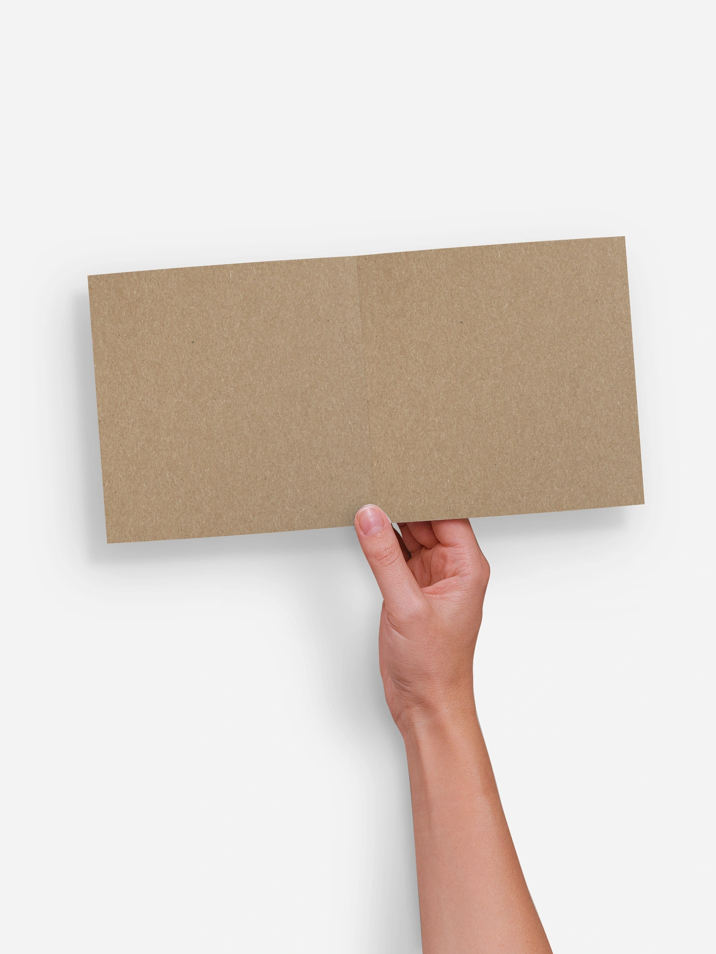 Umzugskarte Formatvorlage Kraftpapier
