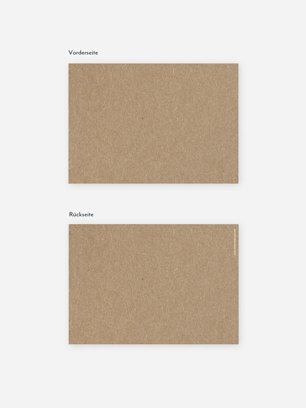 Umzugskarte Formatvorlage Kraftpapier