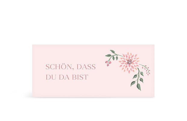 Geschenkaufkleber Hochzeit Rosehip
