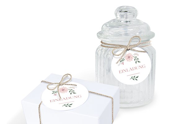 Anhänger mit Band zur Hochzeit Rosehip
