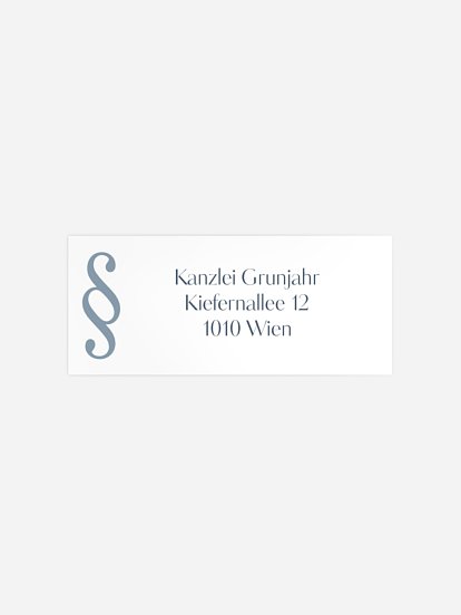 Absenderaufkleber geschäftl. Weihnachten Xmas Melody