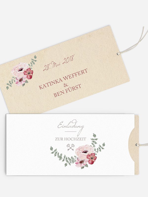 Hochzeitseinladung Lovely Vintage