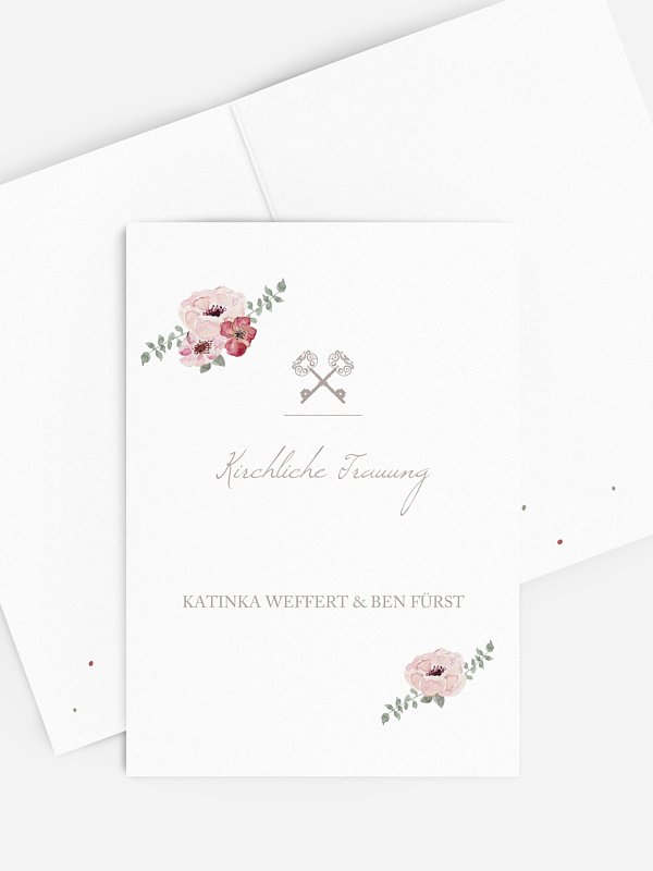 Kirchenheft Hochzeit Lovely Vintage
