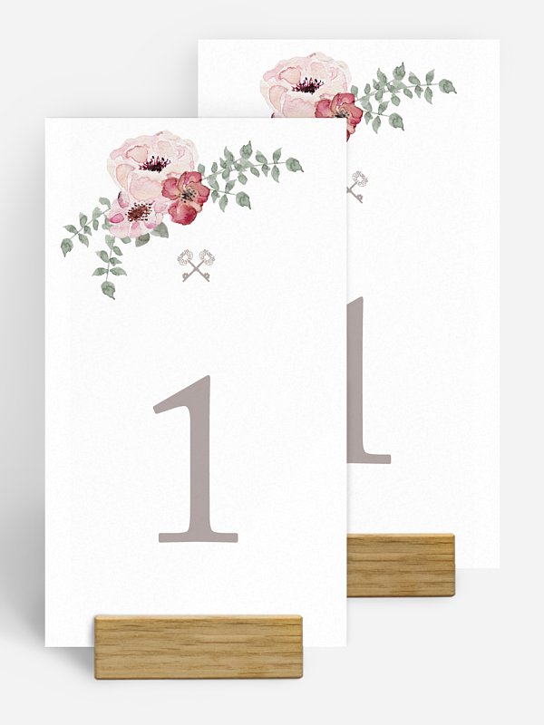 Numero De Table Mariage Lovely Vintage