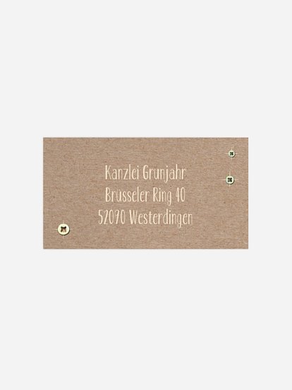 Empfängeraufkleber geschäftl. Weihnachten O Schraubenbaum