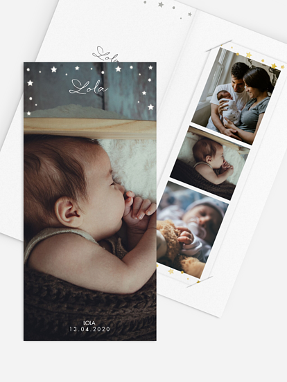 Faire-part naissance Juste Parfait