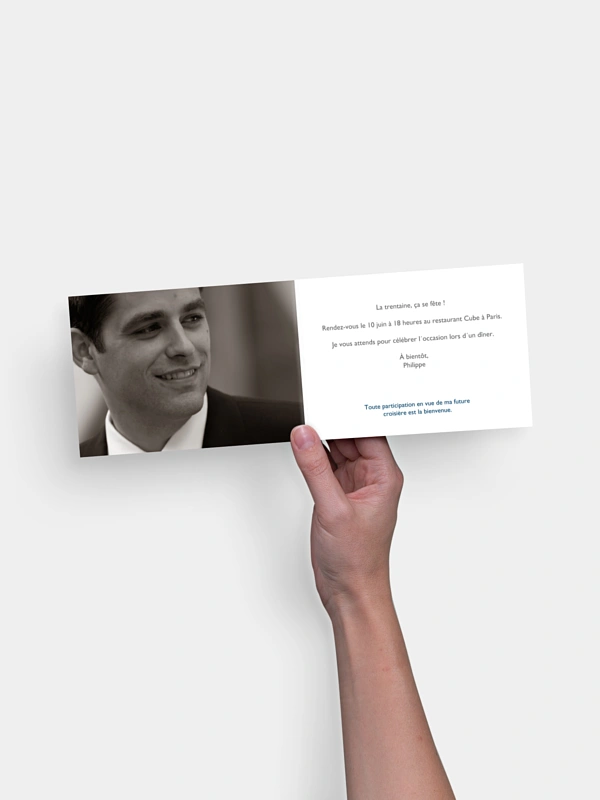 invitation anniversaire 30 Ornement