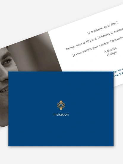 invitation anniversaire 30 Ornement