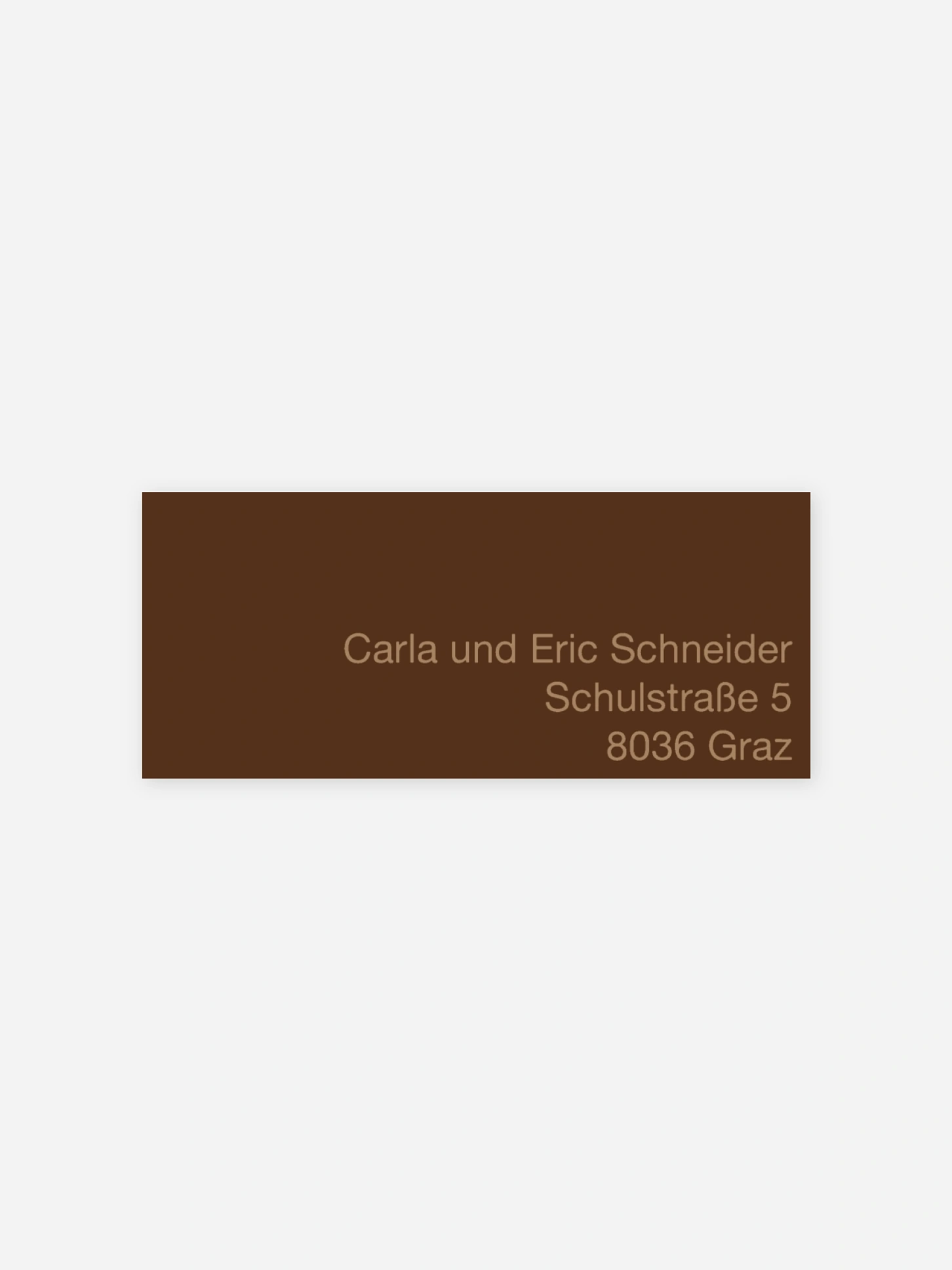 Absenderaufkleber Weihnachten Wortstark