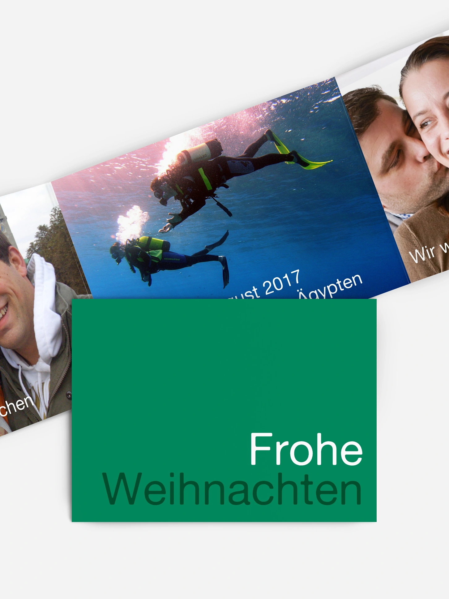 Weihnachtskarte Wortstark