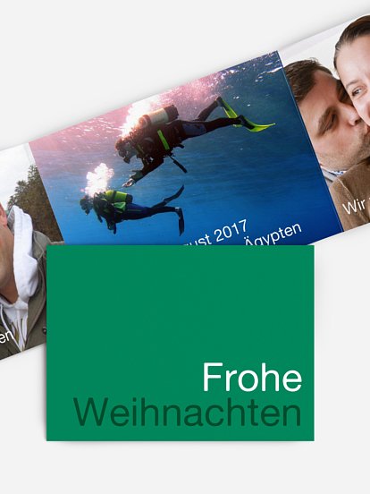 Weihnachtskarte Wortstark