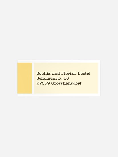 Absenderaufkleber Geburtstag Würfel