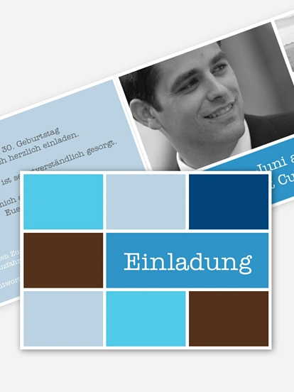 Einladung 30. Geburtstag Würfel