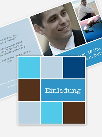 Einladung 30. Geburtstag Würfel