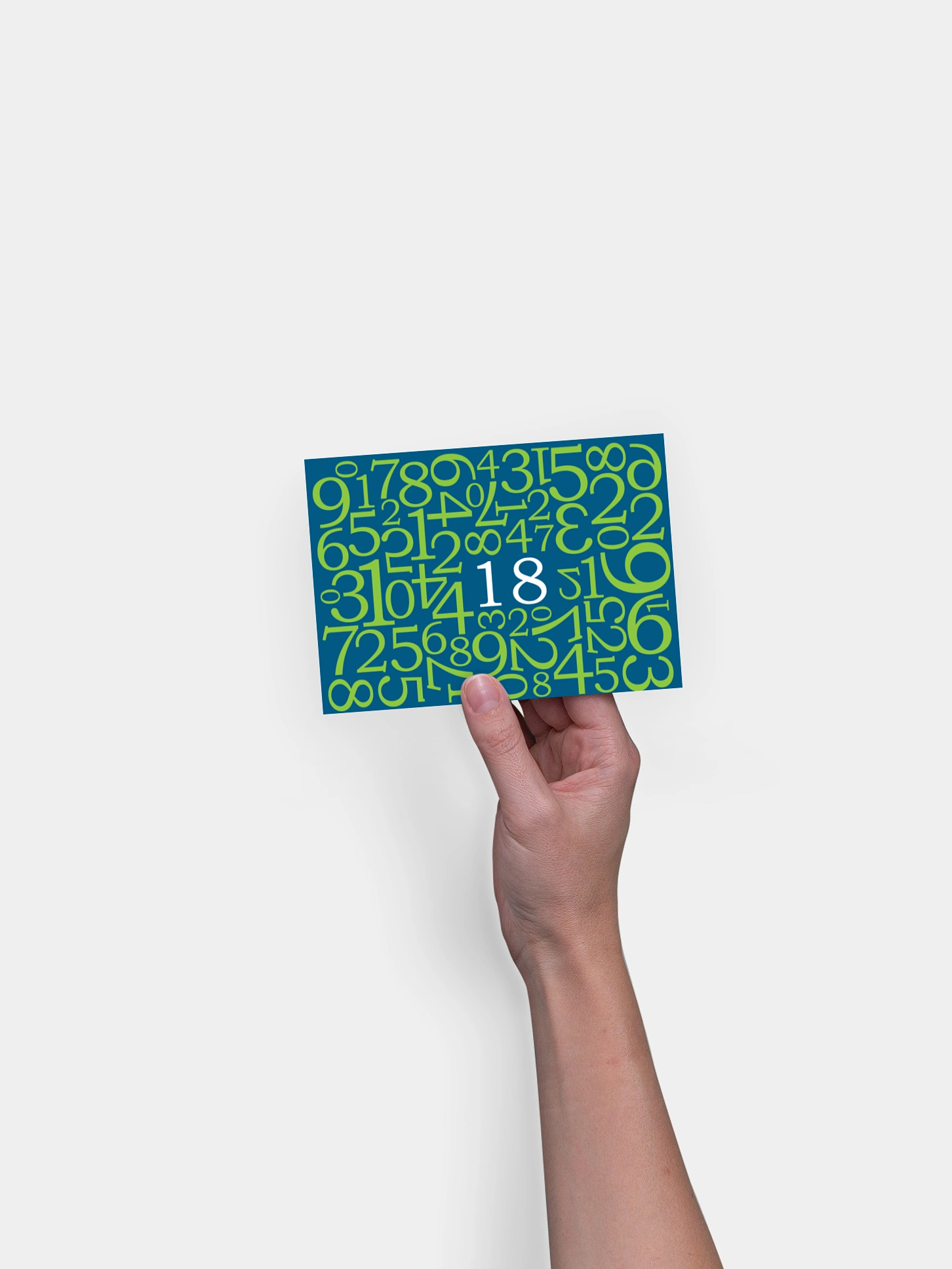 Einladung 18. Geburtstag Zahlen