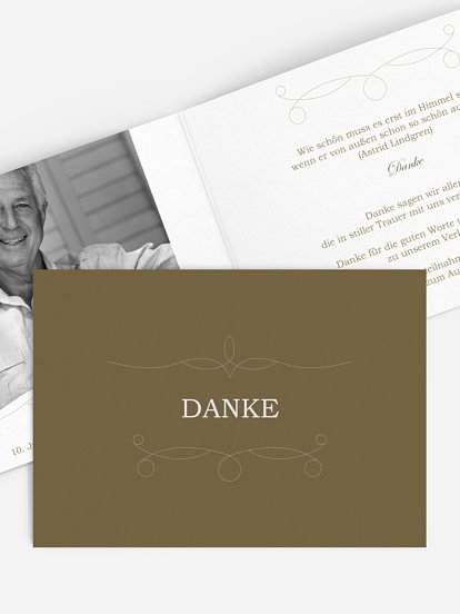 Trauerdanksagung Feinart