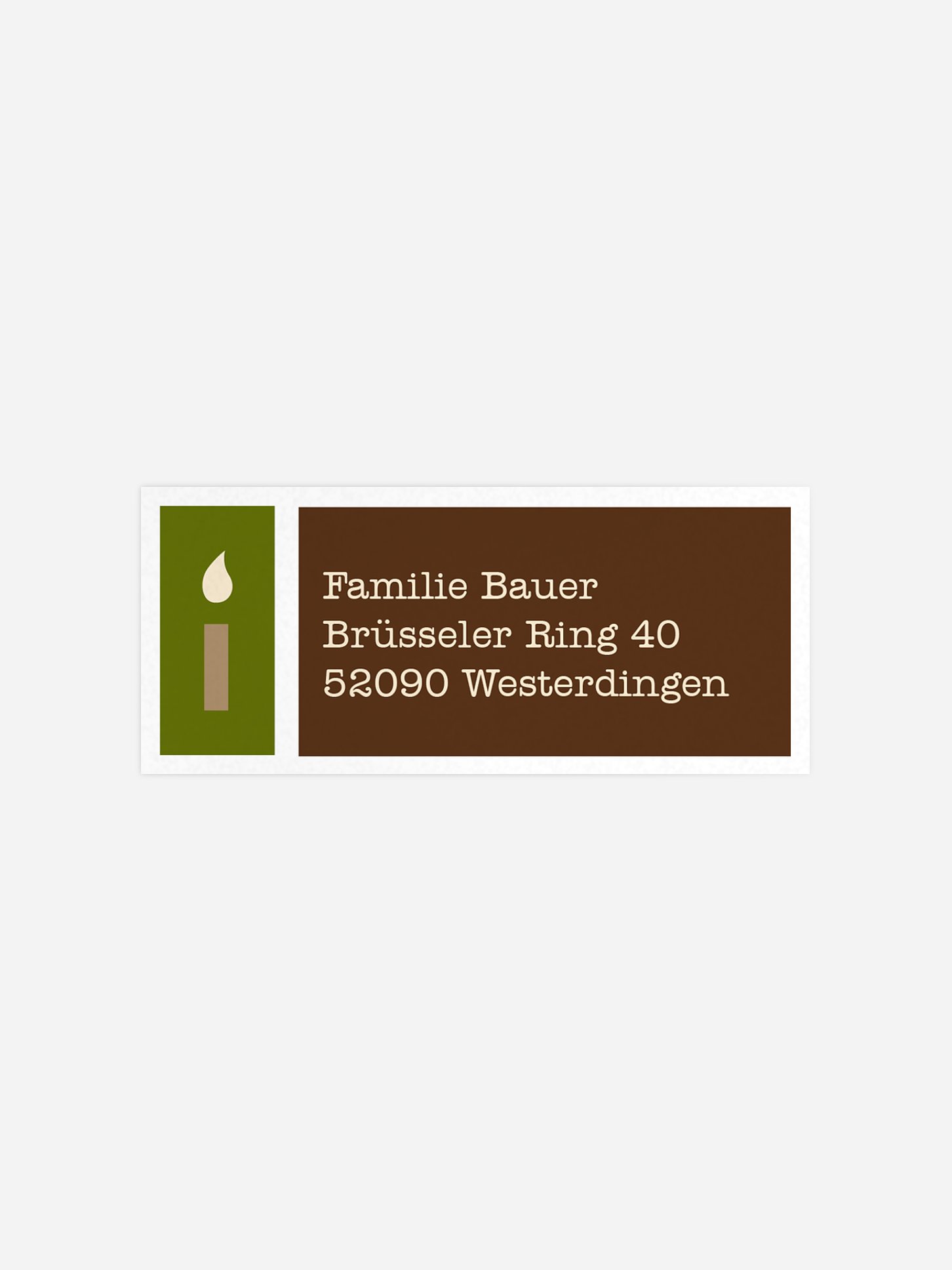 Absenderaufkleber Weihnachten Weihnachtliches
