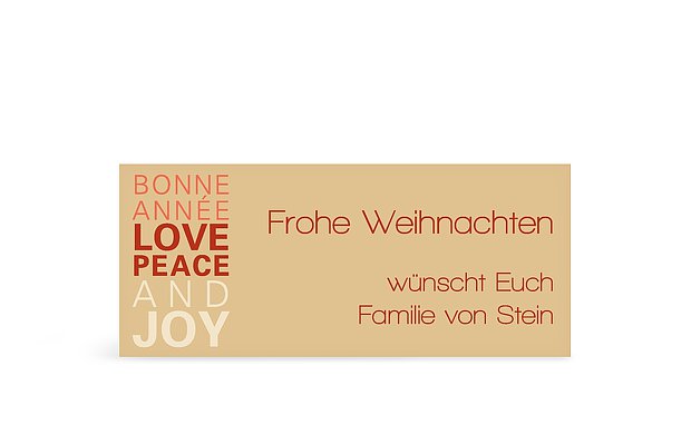 Geschenkaufkleber Weihnachten 365-Tage